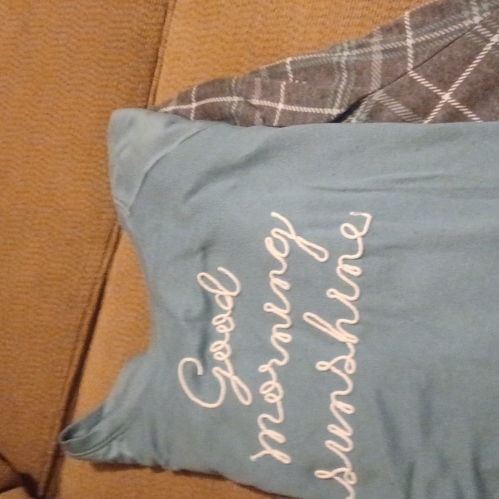 Grey and Blue pajama set